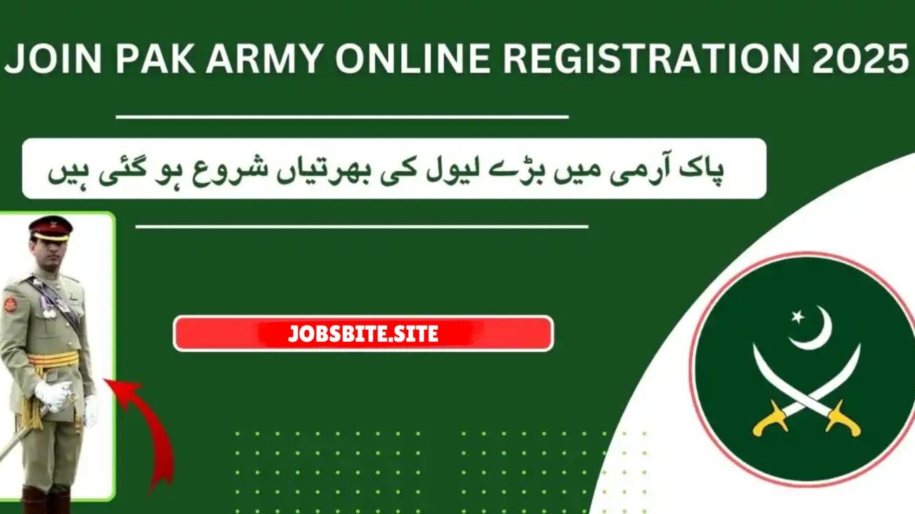 oin Pak Army Online Registration 2025 joinpakarmy.gov.pk Females Males